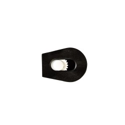 Зажим для шнура 4 мм KL  Чёрный + Белый (поштучно)  в Юрга