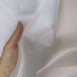 Сетка 3D трехслойная Air mesh 160 гр/м2, цвет Белый (на отрез)  в Юрга