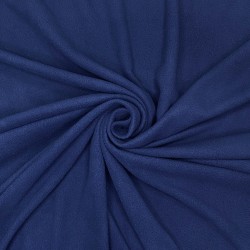 Флис Односторонний 130 гр/м2, цвет Темно-синий (на отрез)  в Юрга