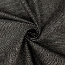 Ткань Рогожка (мебельная), цвет Тёмно-Серый (на отрез)  в Юрга