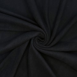 Флис Односторонний 130 гр/м2, цвет Черный (на отрез)  в Юрга