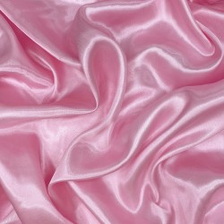 Ткань Атлас-сатин, цвет Розовый (на отрез)  в Юрга