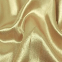 Ткань Атлас-сатин ЛЮКС, цвет Золотой (на отрез)  в Юрга