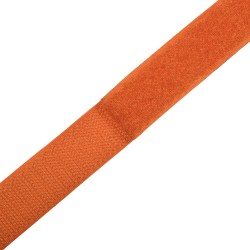 Контактная лента 25мм  Оранжевый (велькро-липучка, на отрез)  в Юрга