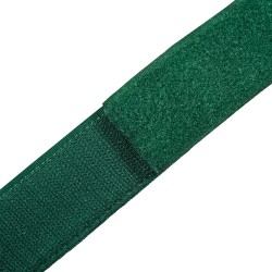 Контактная лента 40мм (38мм) цвет Зелёный (велькро-липучка, на отрез)  в Юрга