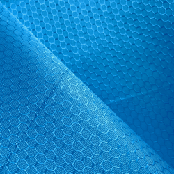 Ткань Оксфорд 300D PU Рип-Стоп СОТЫ, цвет Голубой (на отрез)  в Юрга