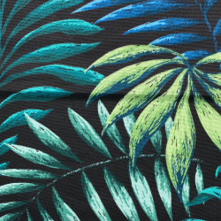Интерьерная ткань Дак (DUCK), принт &quot;Тропические листья&quot; (на отрез)  в Юрга