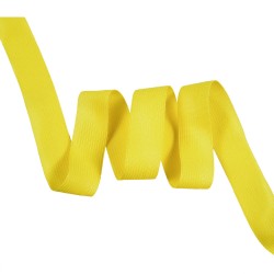 Окантовочная лента-бейка, цвет Жёлтый 22мм (на отрез)  в Юрга
