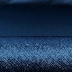 Ткань Блэкаут для штор светозатемняющая 100% &quot;Орнамент Синий&quot; (на отрез)  в Юрга
